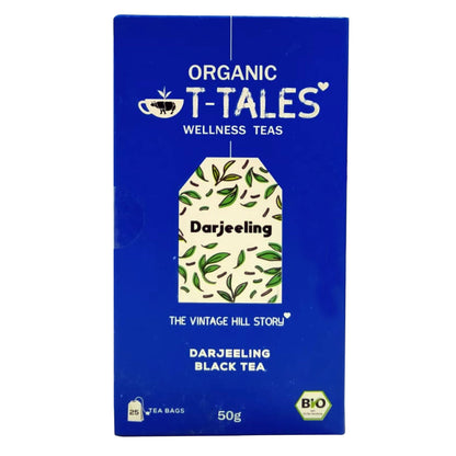 Tea | Organic Darjeeling Black Tea - Organic - T-Tales - 25 Tea Bag