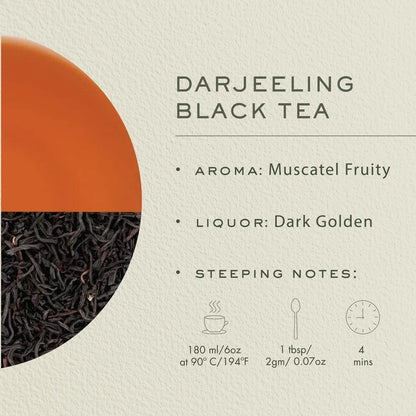 Tea | Black Tea (Loose Leaf) - Darjeeling - Organic-No preservatives - Makaibari - 250gm