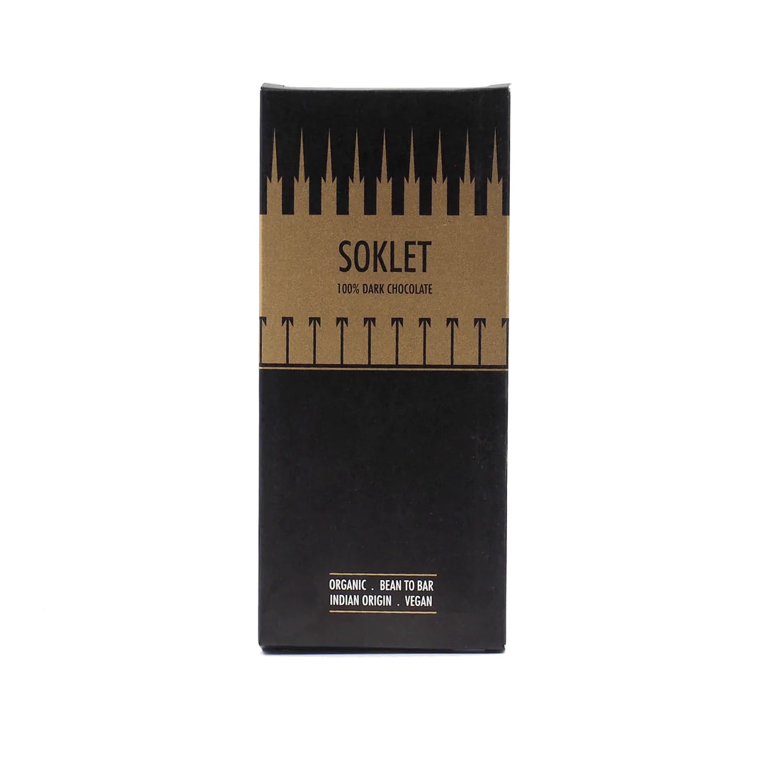 Dark Chocolate | 100% Dark Chocolate – Vegan - Soklet – 50gm