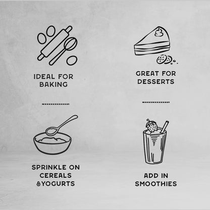 Date Sugar | (Made With Premium Arabian Dates) - Use It For Baking, Cooking, Sprinkling, On Cereals And Yoghurt &amp;amp; Adding To Drinks - Natural - Gluten Free, Full Of Antioxidant, High In Fiber &amp;amp; Rich In Iron - Brawny Bear - 200gm