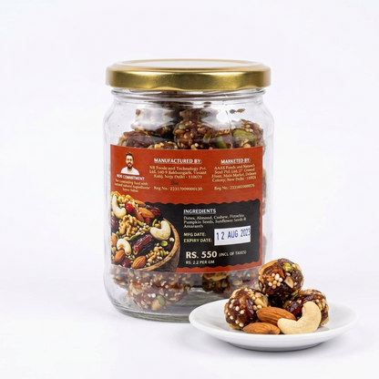 Ladoo | Date Amaranth Ladoo (Nut &amp; Seed) - Vegan, Gluten Free-No Preservatives – Nature&