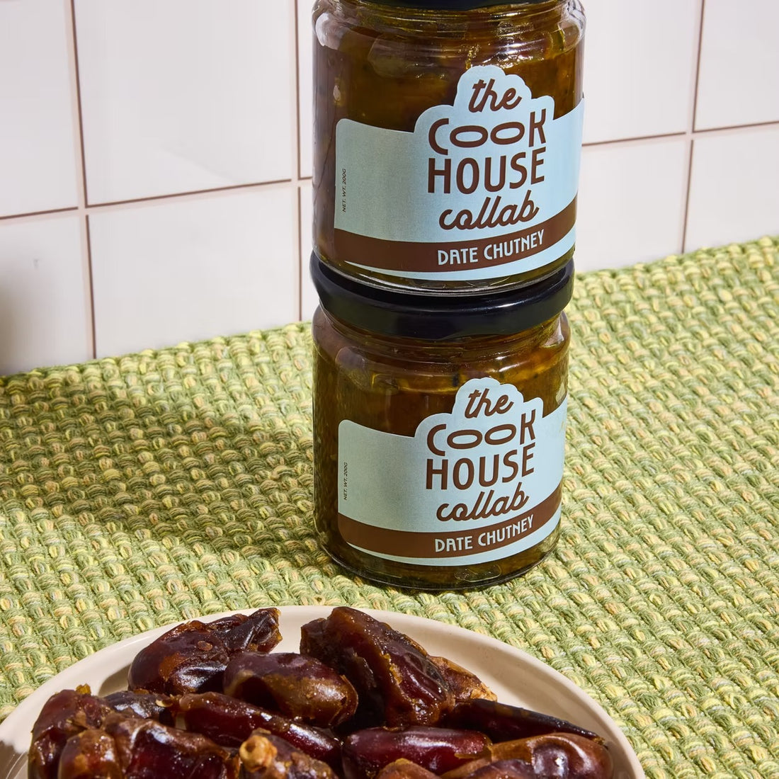 Chutney | Date Chutney - Made With Organic Ingredients - No Added Preservatives & No Additives - The Cook House Collab - 330gm