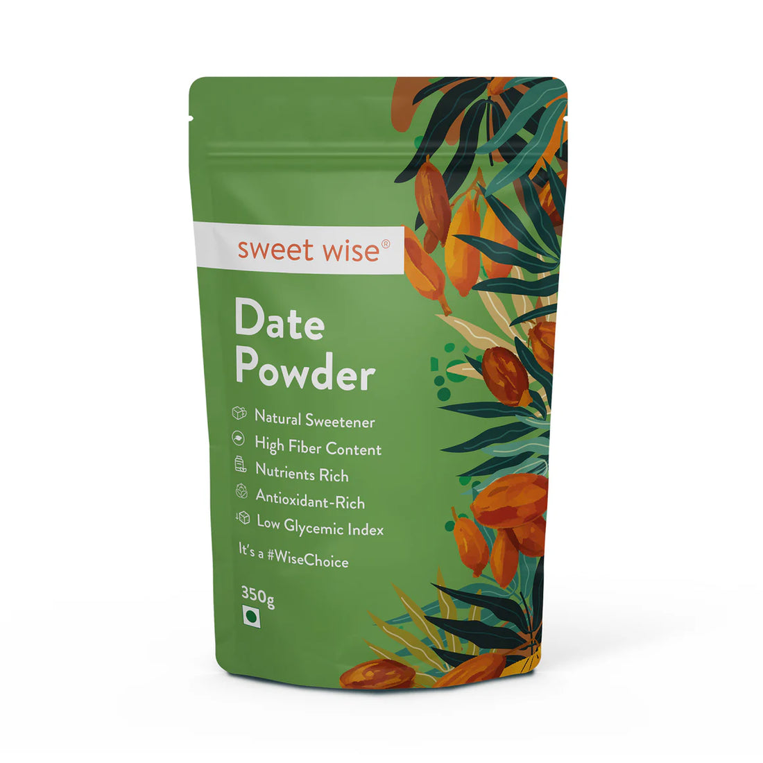 Dates Powder | Natural Sweetener - High In Antioxidants And Nutrients - Sweet Wise - 350gm