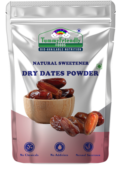 Dates Powder | Natural Sweetener – For Baby Food – USDA Organic – No Chemical, Additives &amp;amp; No Sweeteners – Tummy Friendly Foods – 200gm