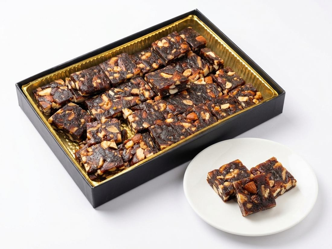 Burfi | Dates Barfi -Gluten Free - Made From 100% Natural Ingredients - No Preservatives &amp; Refined Sugar Free - Nature&