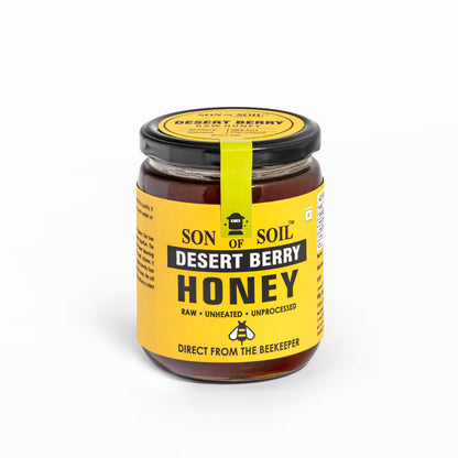 Honey | Dessert Berry Honey - Raw - Unheated - Unprocessed - Son Of Soil - 665gm