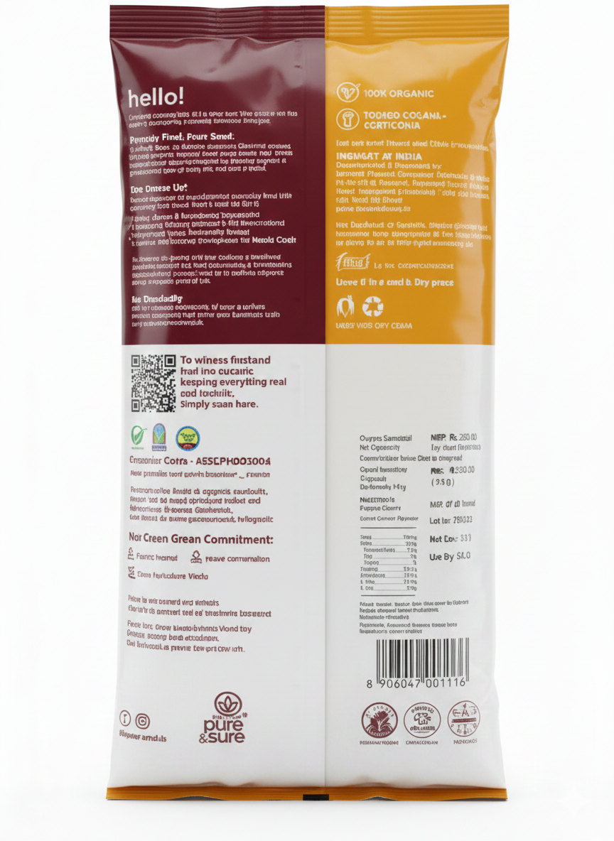 Coconut Powder | Desiccated Coconut Powder - Pure and Sure - 250gm