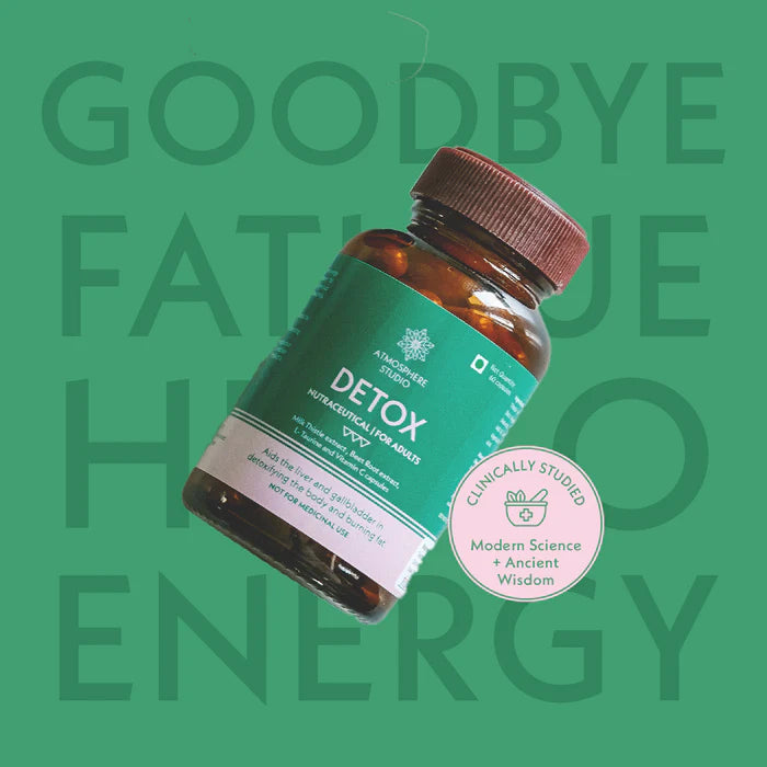 Detox | Milk Thick Extract, Beet Root Extract, L Taurine And Vitamin C Capsules - Aids The Liver And Gallbladder In Detoxifying The Body And Burning Fat - Nutraceutical – For Adults – Atmosphere – 60 Capsules