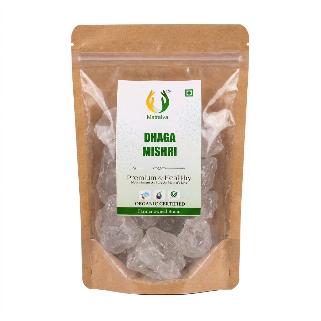 Mishri | Dhaga Mishri – No Added Colour, Sugar &amp; Preservatives – Matratva – 400gm