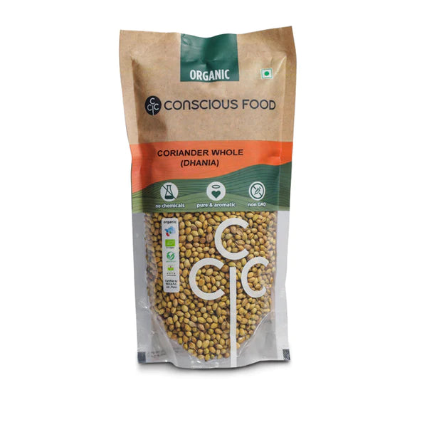 Coriander Whole - Conscious Food - 100gm