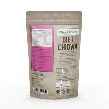 Diet Chidwa - Gluten Free &amp; Zero Trans Fat - Whole Foods - 150gm