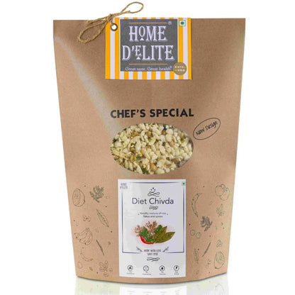 Diet Chivda – Natural - Indian - Home D’elite – 270gm