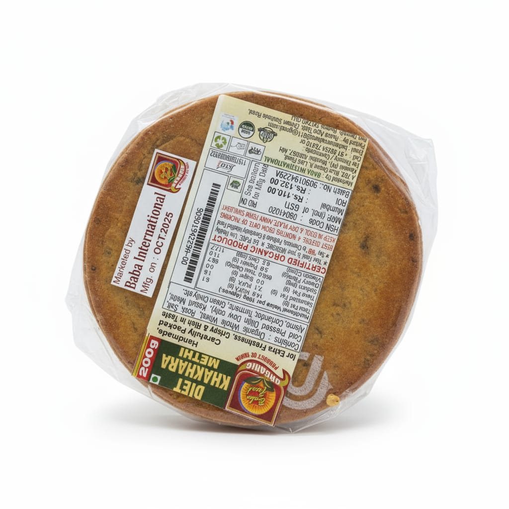 Diet Methi Khakhara – Baba Fresh – 200gm