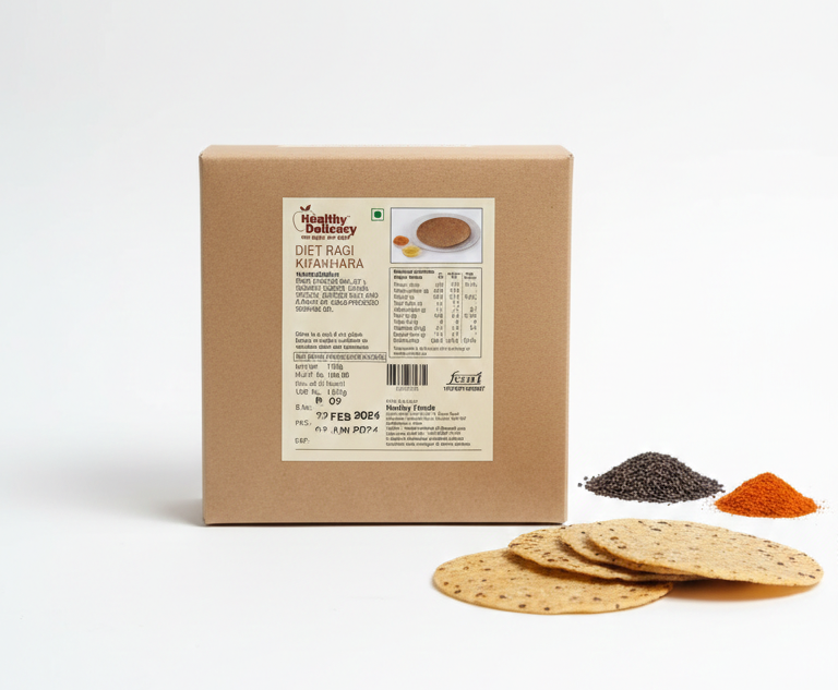 Khakhara | Diet Ragi Khakhara –No Trans Fat - Healthy Delicacy – 150gm