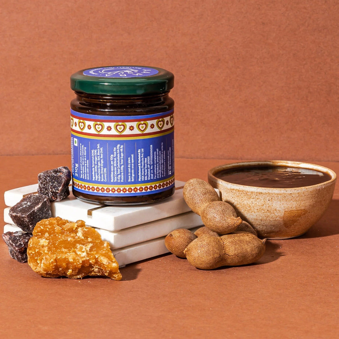 Chutney | Dilliwali Imli Sonth Chutney  - Handmade - Nepali - No Artificial Preservatives - Aamra - 210gm