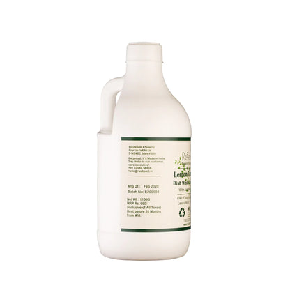 Dish Wash | Lemon Tamrind (With Soapnut &amp; Neem) – Organic – Free Of Sulphate &amp; Parabens – Rustic Art – 1100gm