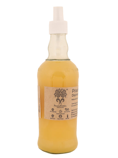 Disinfectant Spray | Bio Enzyme With Essential Oil - Natural - Plant Based, Non Toxic, Eco Friendly &amp;amp; Chemical Free - Praanapoorna - 300ml