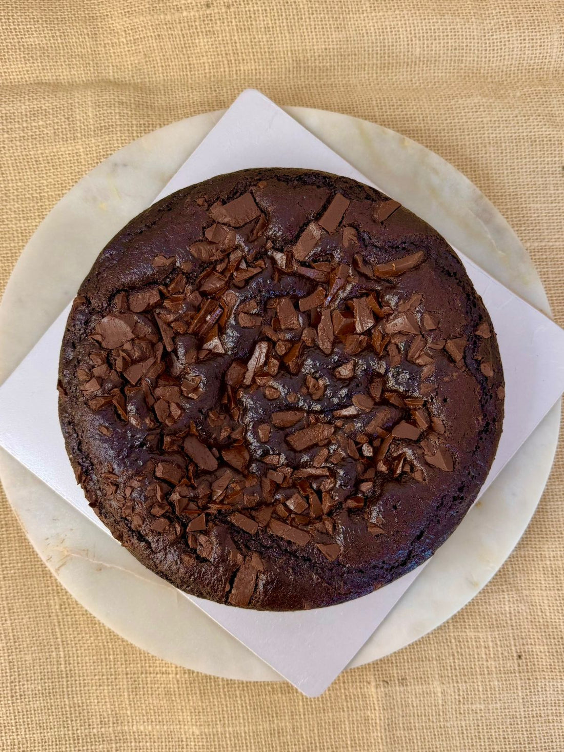 Cake | Double Chocolate Chunk Cake - Sugar Free (Sweetened With Monkfruit Extract) - Vegan &amp; Gluten Free - Nature&