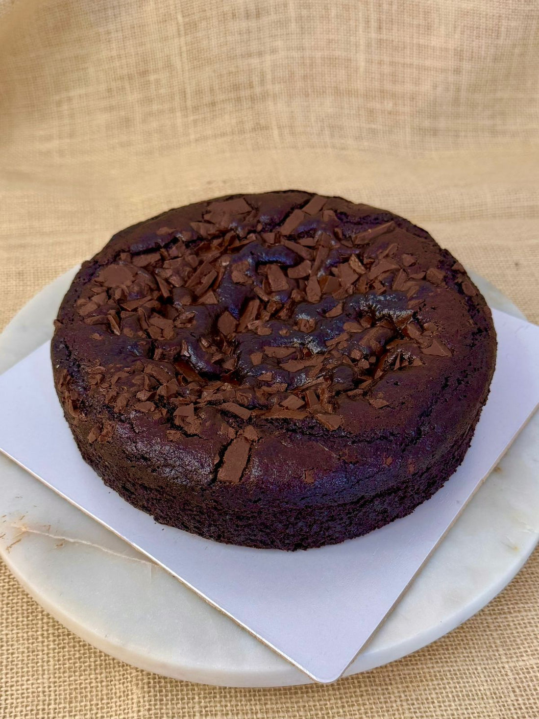 Cake | Double Chocolate Chunk Cake - Sugar Free (Sweetened With Monkfruit Extract) - Vegan &amp; Gluten Free - Nature&