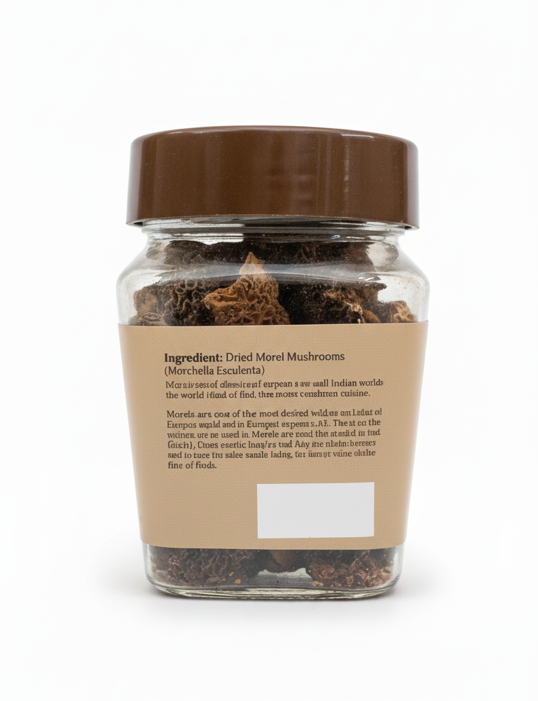 Mushrooms | Dried Morel Mushroom - Earthy &amp; Nutty Mushroom – Chenab – 25gm