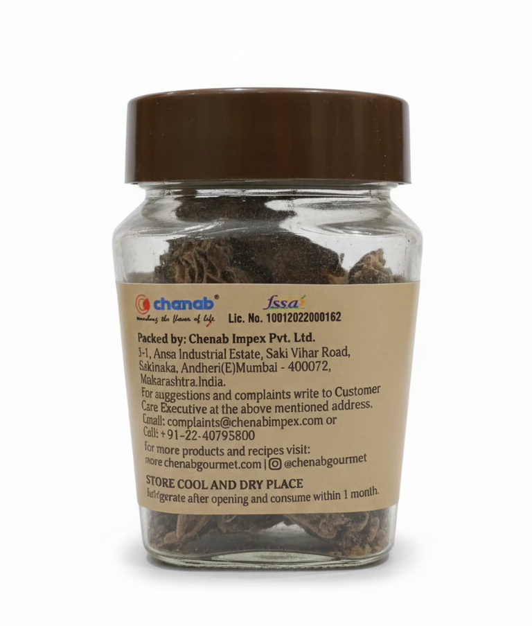 Mushrooms | Dried Morel Mushroom - Earthy &amp; Nutty Mushroom – Chenab – 25gm