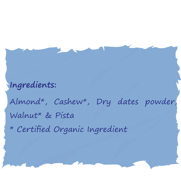 Dry Fruit Powder | (Premium Nuts &amp;amp; Dates Powder) - Healthy Fat - For Baby Food - USDA Organic - No Chemical, Additives &amp;amp; No Sweeteners - Tummy Friendly Foods - 100gm