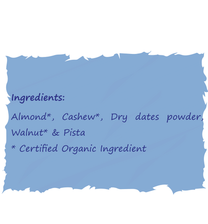 Dry Fruit Powder | (Premium Nuts &amp;amp; Dates Powder) - Healthy Fat - For Baby Food - USDA Organic - No Chemical, Additives &amp;amp; No Sweeteners - Tummy Friendly Foods - 100gm