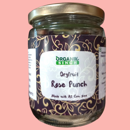 Dry Fruit Laddoo | Rose &amp; Dryfruit Laddoo (Made With A2 Cow Ghee) – 100% Natural – No Additives, No Preservatives &amp; No Artificial Flavourings – Organik Singh – 6pcs