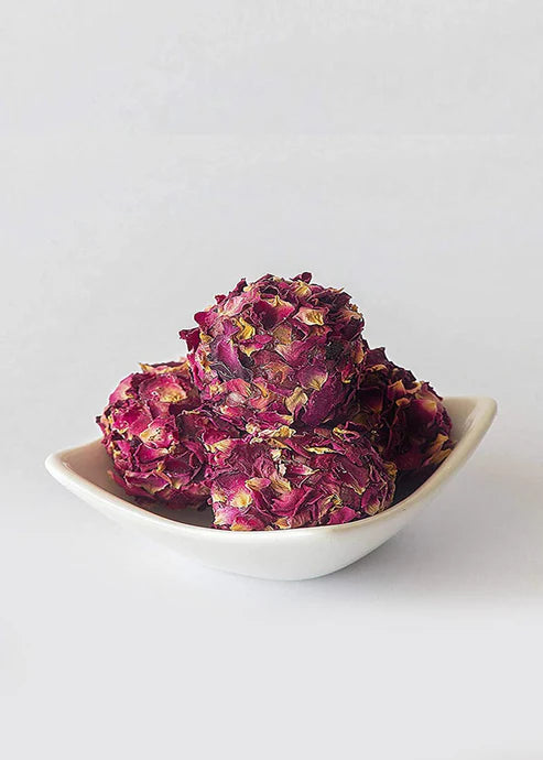 Dry Fruit Laddoo | Rose &amp; Dryfruit Laddoo (Made With A2 Cow Ghee) – 100% Natural – No Additives, No Preservatives &amp; No Artificial Flavourings – Organik Singh – 6pcs