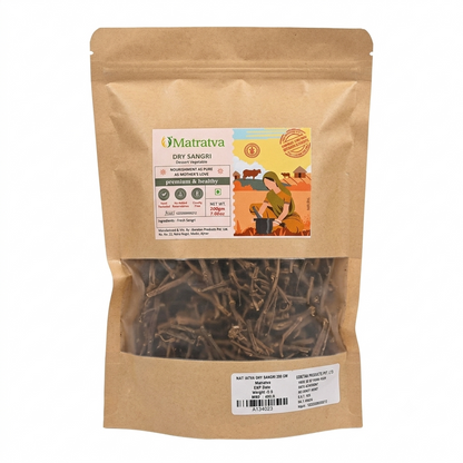 Dry Sangri -Gluten Free -Hand Pounded,  No Added Preservative – Matratva – 200gm