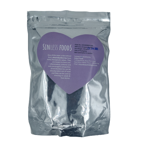Blackberry | Dried – Sinless Foods – 250gm