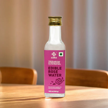 Rose Water | Edible – Zama Organics – 100ml