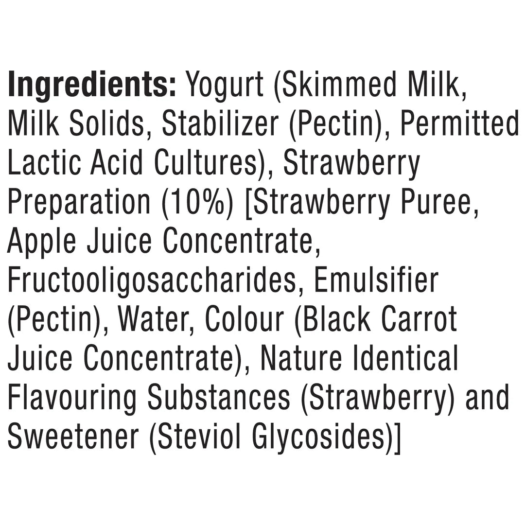 Yogurt | Greek Yogurt - Strawberry - 15g Protein - No Added Preservatives ,Zero Fat &amp; No Added Sugar - Epigamia - 140gm