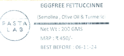 Pasta | Eggfree Fettuccine Pasta - No Refined Flour - Our Pasta Lab – 200gm