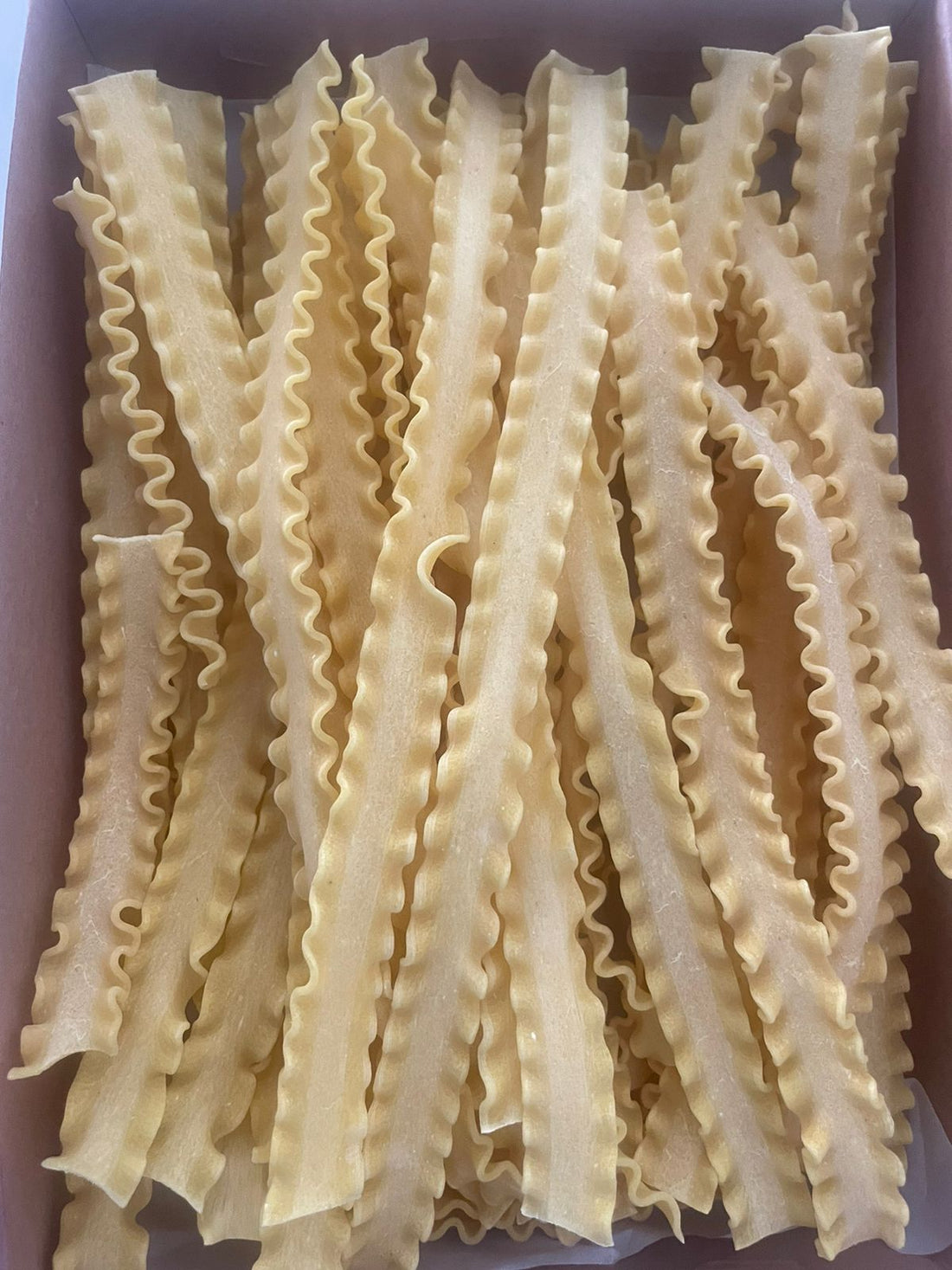 Pasta | Eggfree Mafalde Pasta - 100% Semolina - No Maida &amp;amp; No Added Preservatives - Our Pasta Lab – 200gm