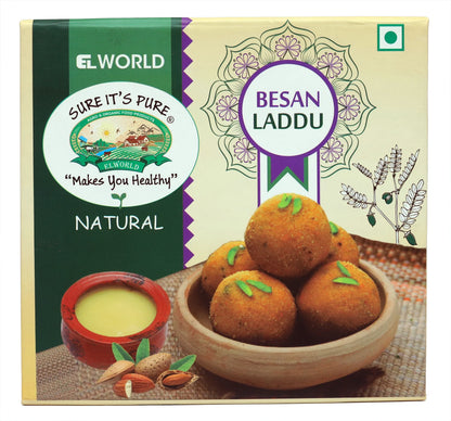Besan Laddu – Natural - Elworld Organic – 300gm