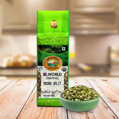 Moong Split – Elworld Organic – 500gm