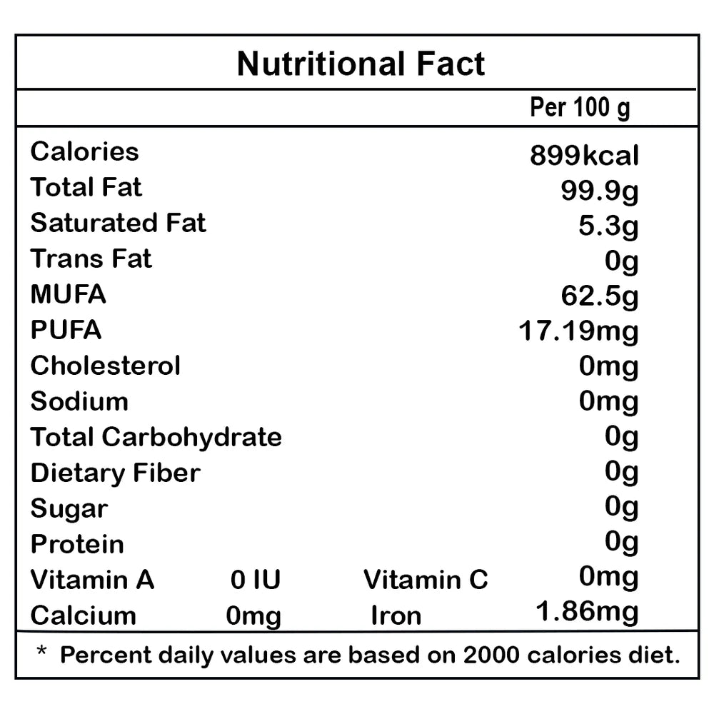 Mustard Oil | Yellow Mustard Oil - Organic - Cold Pressed - No Added Chemicals &amp; Pesticides Free - Elworld - Organic - 500ml