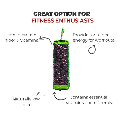 Rajma | Rajma Red (Red Kidney Beans) - USDA Organic - Elworld Organic - 500gm