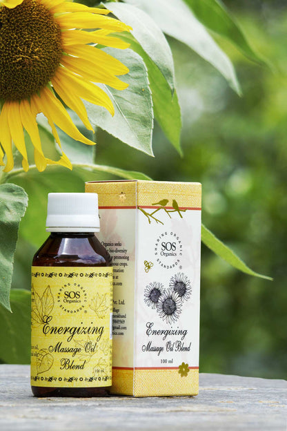 Energizing Massage Oil Blend – SOS Organics – 100ml