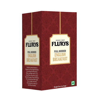 Tea | Full Bodied English Breakfast Tea - Flurys - 25 x 2g Each