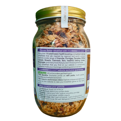 Granola | Everything Exotic Granola - 40% Dry Fruit - Vegan &amp; Gluten Free - The Nibble Box - 500gm