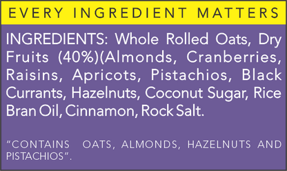 Granola | Everything Exotic Granola - 40% Dry Fruit - Vegan &amp; Gluten Free - The Nibble Box - 500gm