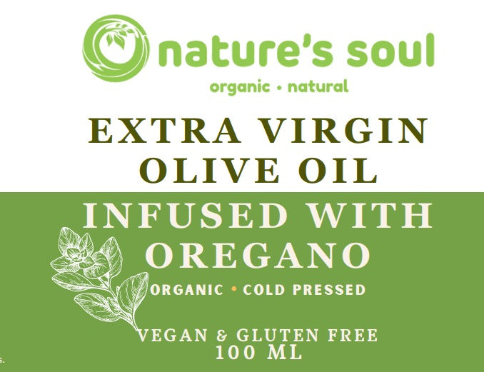 Infused Oil | Extra Virgin Olive Oil with Oregano - Cold Pressed - Nature&