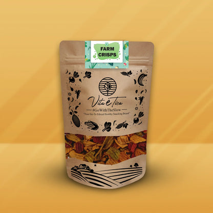 Chips | Farm Crisps - Baked - Mix Of Beetroot, Carrot &amp; Spinach Chips - Chef&