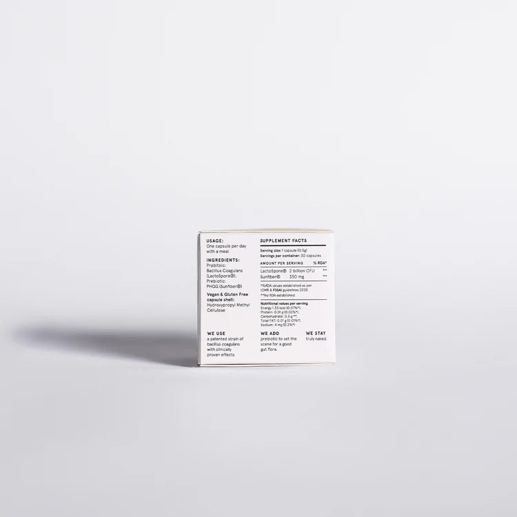 Gut Health | Probiotic - Vegan, Cruelty Free, Gluten Free & Non GMO Certified - Nack - 30 Veg Capsules