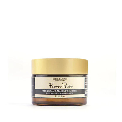 Face Cream &amp; Makeup Remover | Flower Powder - Deep Moisturizing Cleanser - All Natural - Cruelty Free, Paraben Free, Silicon Free &amp;amp; Sls Free - Gulnare - 60gm