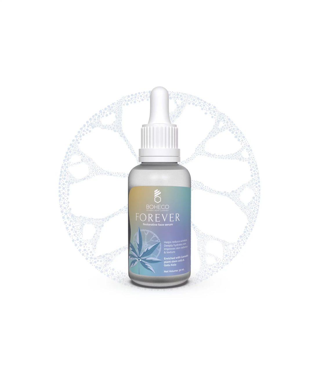 Face Serum | Forever (Restorative) - Improves Skin Radiance And Texture, Helps Reduce Wrinkles &amp;amp; Deeply Hydrates Skin - Vegan, Non Gmo, Non Toxic &amp;amp; Rooted In Ayurveda - Boheco Life - 30ml