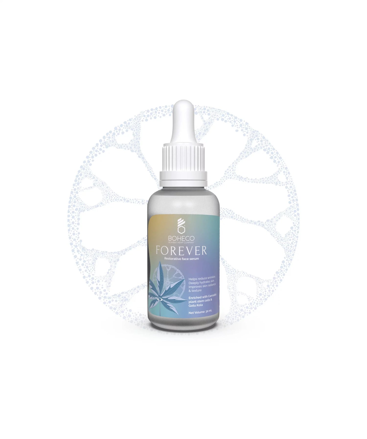 Face Serum | Forever (Restorative) - Improves Skin Radiance And Texture, Helps Reduce Wrinkles &amp;amp; Deeply Hydrates Skin - Vegan, Non Gmo, Non Toxic &amp;amp; Rooted In Ayurveda - Boheco Life - 30ml