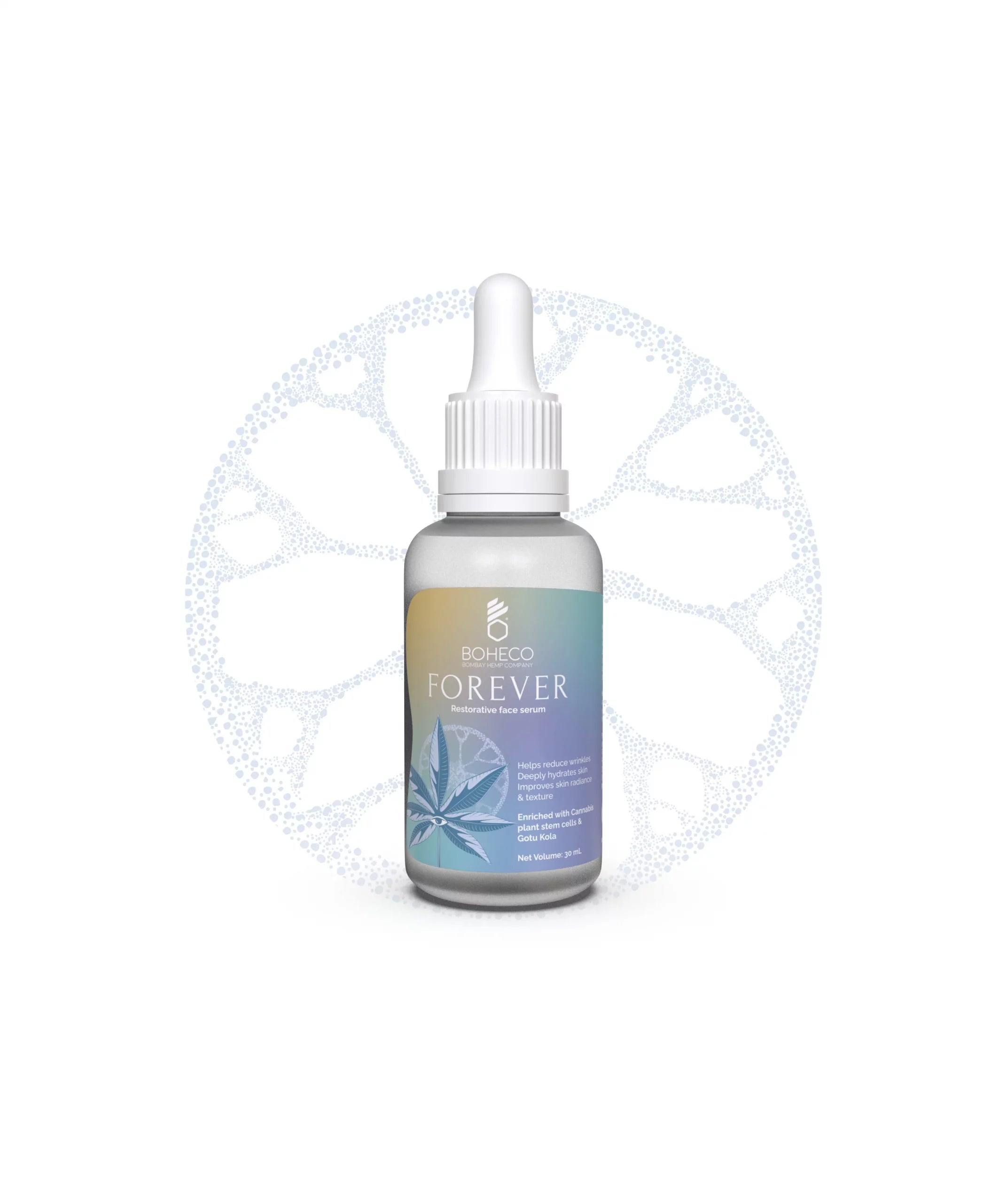 Face Serum | Forever (Restorative) - Improves Skin Radiance And Texture, Helps Reduce Wrinkles &amp;amp; Deeply Hydrates Skin - Vegan, Non Gmo, Non Toxic &amp;amp; Rooted In Ayurveda - Boheco Life - 30ml